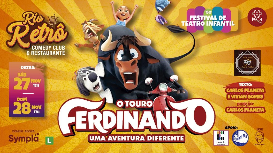 O TOURO FERDINANDO - FESTIVAL DE TEATRO INFANTIL rio de janeiro