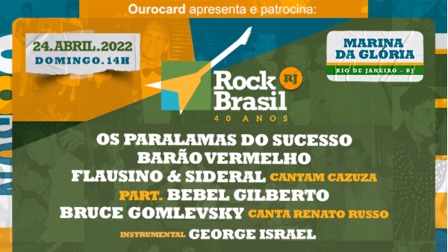 ROCK BRASIL 40 ANOS - MARINA DA GLORIA