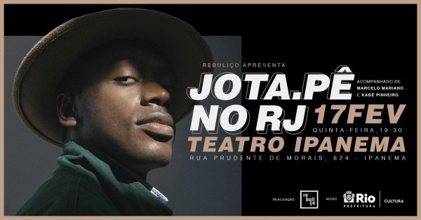 Jota.pê no Rio de Janeiro @Teatro Ipanema
