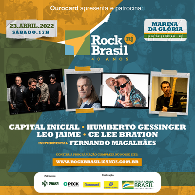 Rock Brasil 40 anos - RJ - 23-04