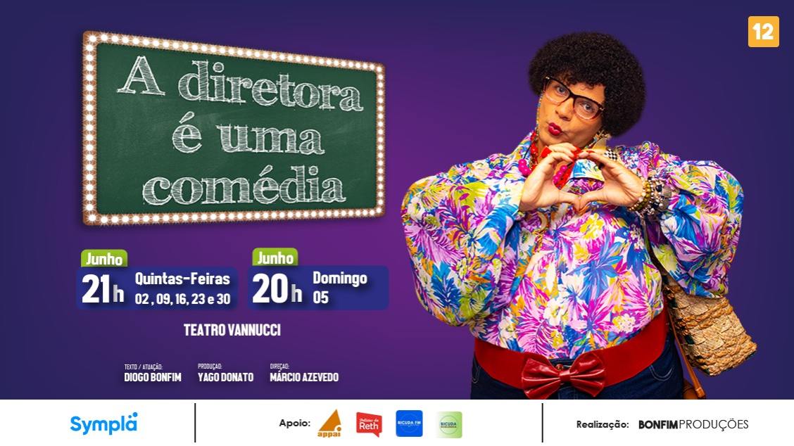 A Diretora é uma comédia.