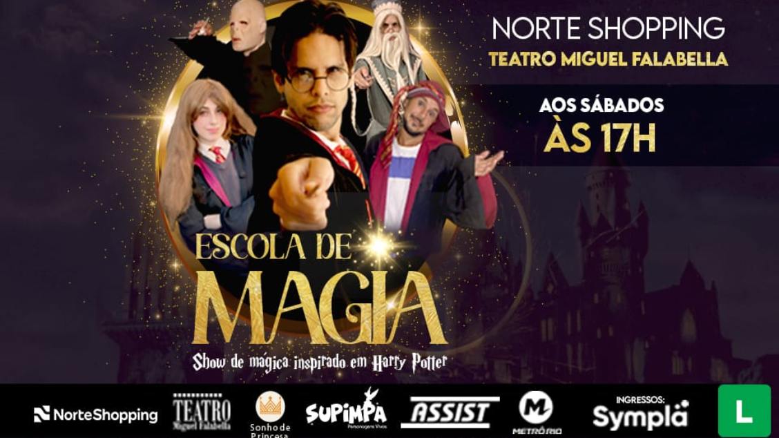 Escola de Magia - Inspirado em Harry Potter