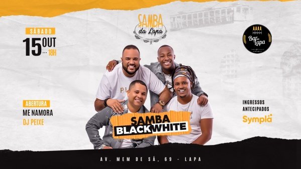 SAMBA BLACK WHITE BAR DA LAPA
