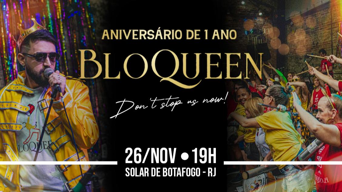 1 Ano de BloQueen no Teatro Solar de Botafogo