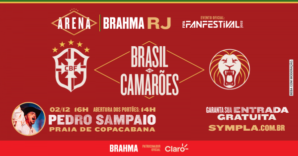 ARENA BRAHMA RIO - BRASIL x CAMARÕES