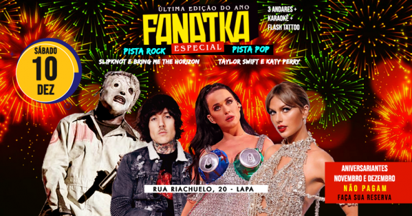 Fanatka - Última edição 2022 no Rock Experience