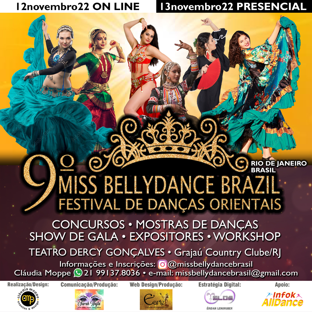 Miss Bellydance Brasil no Teatro Dercy Gonçalves