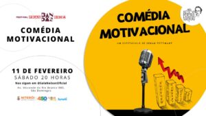 Comédia Motivacional na Sala Nelson Pereira dos Santos