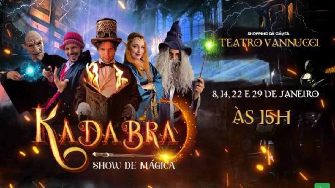 Kadabra - Show de Mágica no TEATRO VANNUCCI