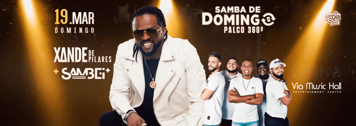 Samba de Domingo no VIA MUSIC HALL