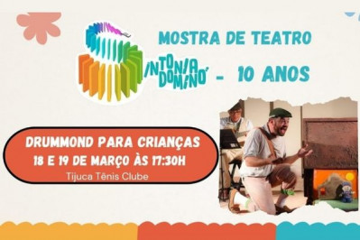 Drummond para Crianças no Teatro Henriqueta Brieba