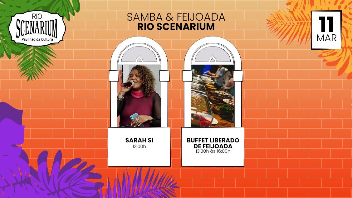 SAMBA & FEIJOADA COM SARAH SI NO RIO SCENARIUM