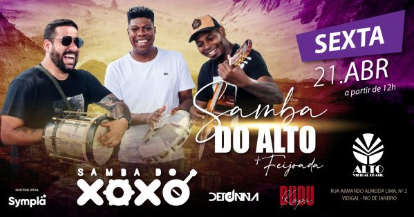 Samba do Xoxó no ALTO VIDIGAL BRASIL