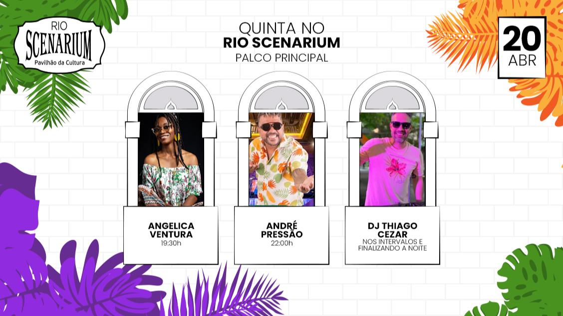 ANDRÉ PRESSÃO NO RIO SCENARIUM