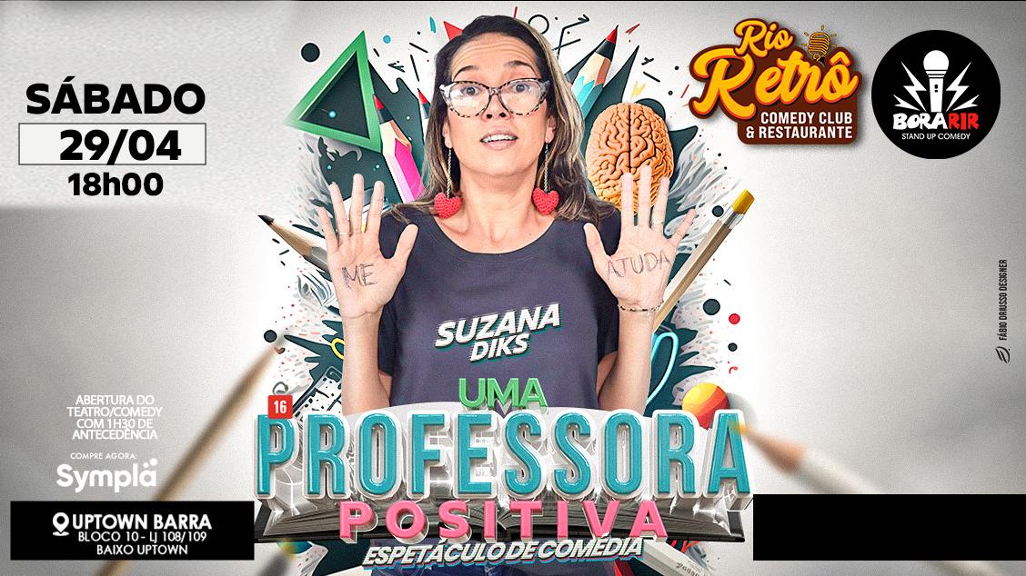 BORA RIR com Suzana Diks no RIO RETRO COMEDY CLUB