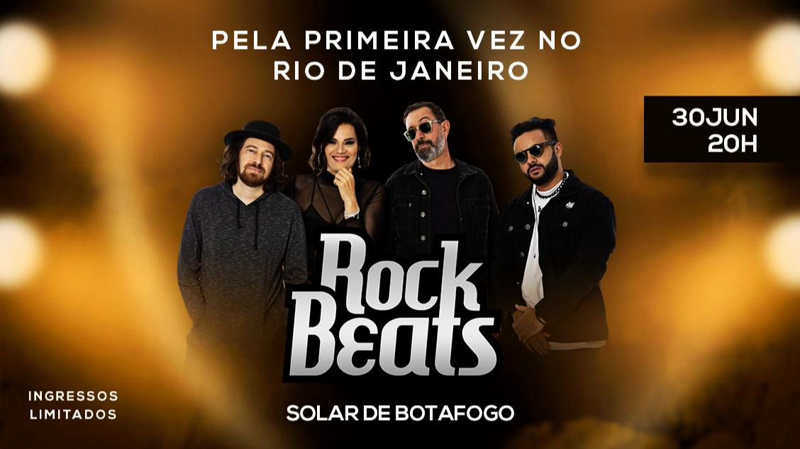 ROCK BEATS NO RIO DE JANEIRO no Teatro Solar de Botafogo
