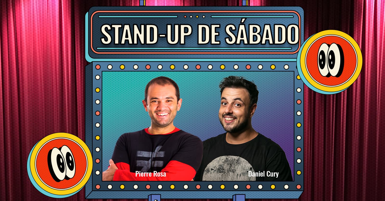 Stand-UP de Sábado com Daniel Cury e Pierre Rosa em Copacabana