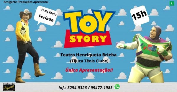 Toy Story no Teatro Henriqueta Brieba