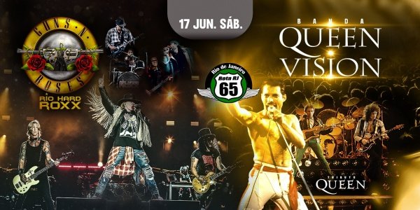 RIO HARD ROXX E QUEEN VISION NO Espaço Cultural Arena 65