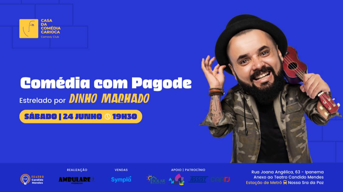 Dinho Machado NO TEATRO CÂNDIDO MENDES