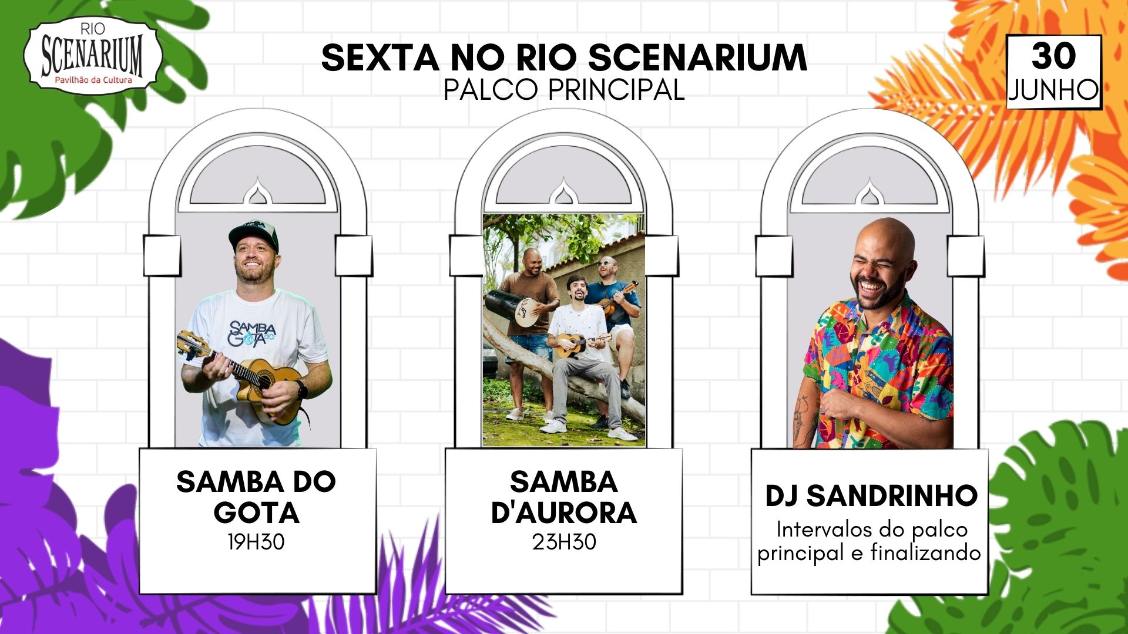 SAMBA D'AURORA NO RIO SCENARIUM 30.06 NO RIO SCENARIUM