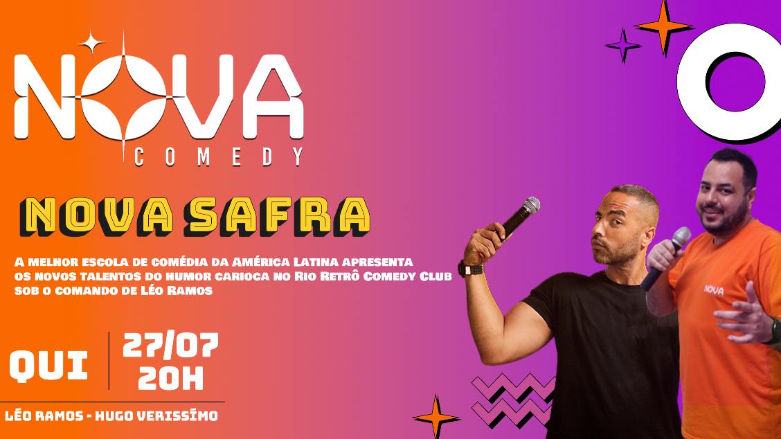 STAND UP COMEDY - A NOVA SAFRA DA NOVA COMEDY no RIO RETRO COMEDY CLUB