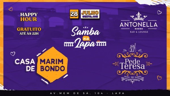 Samba na Lapa com Casa de Marimbondo