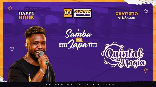 Samba na Lapa com Quintal da Magia na Antonella