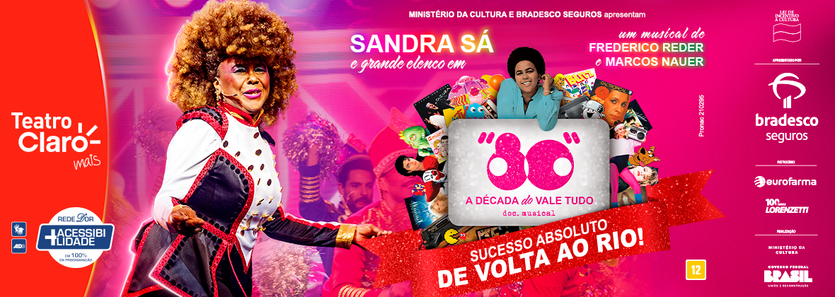 80 A Década do Vale Tudo - Doc. Musical NO TEATRO CLARO RIO
