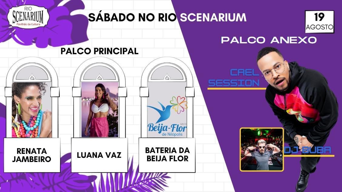 BATERIA DA BEIJA FLOR E CAEL SESSION NO RIO SCENARIUM 19.08