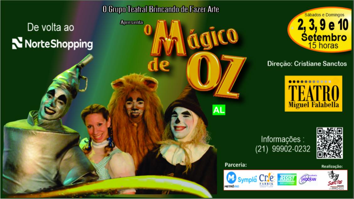 O MÁGICO DE OZ no TEATRO MIGUEL FALABELLA