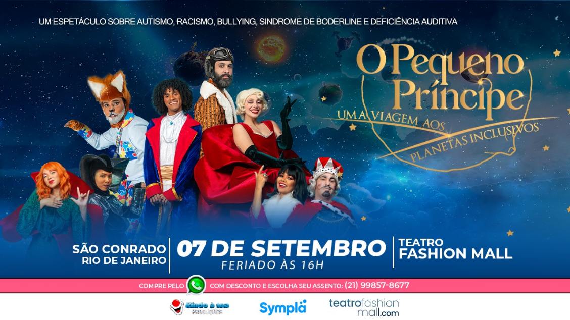 O PEQUENO PRINCIPE no TEATRO FASHION MALL - RJ