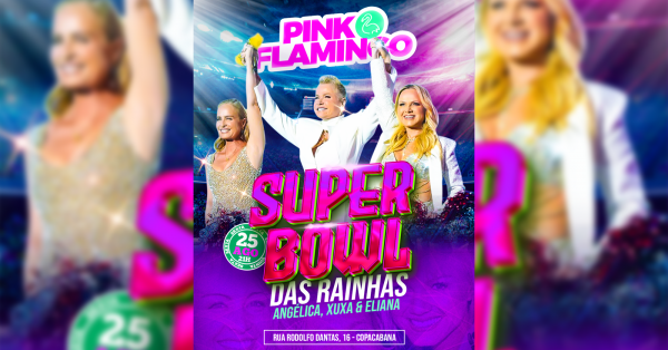 Pink Flamingo -Super Bowl das Rainhas