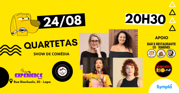 Quartetas - show de comédia no ROCK EXPERIENCE RJ
