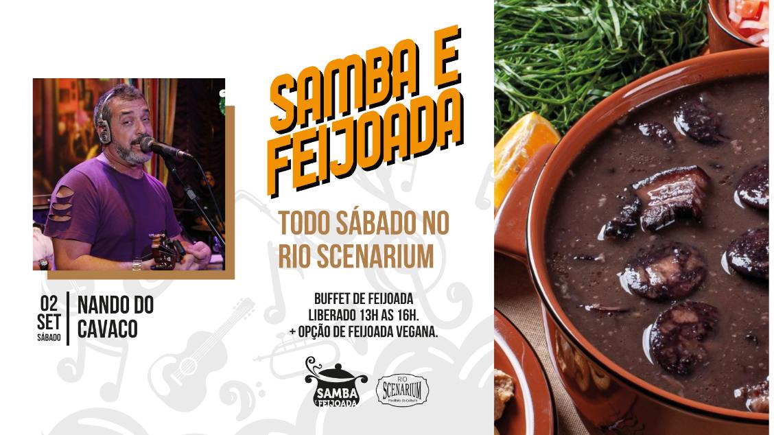 SAMBA & FEIJOADA COM NANDO DO CAVACO | 02.09 NO RIO SCENARIUM