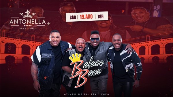 Samba dos Arcos com Balacobaco na Antonella