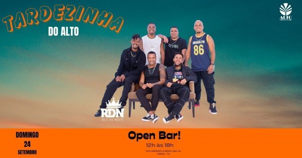 TARDEZINHA OPEN BAR COM RDN NO ALTO VIDIGAL BRASIL