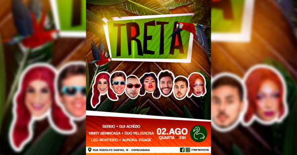 Treta Festa - Pink Flamingo