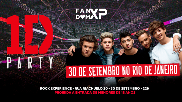 1D Party no Rio de Janeiro: Uma festa especial One Direction no ROCK EXPERIENCE RJ