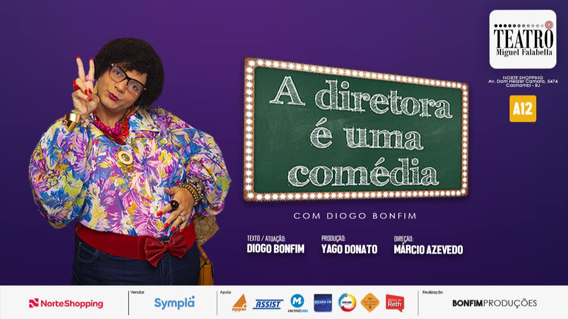 A diretora é uma comédia no TEATRO MIGUEL FALABELLA