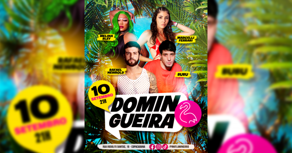 Domingueira do Pink | Domingo, 10 de Setembro - 21h