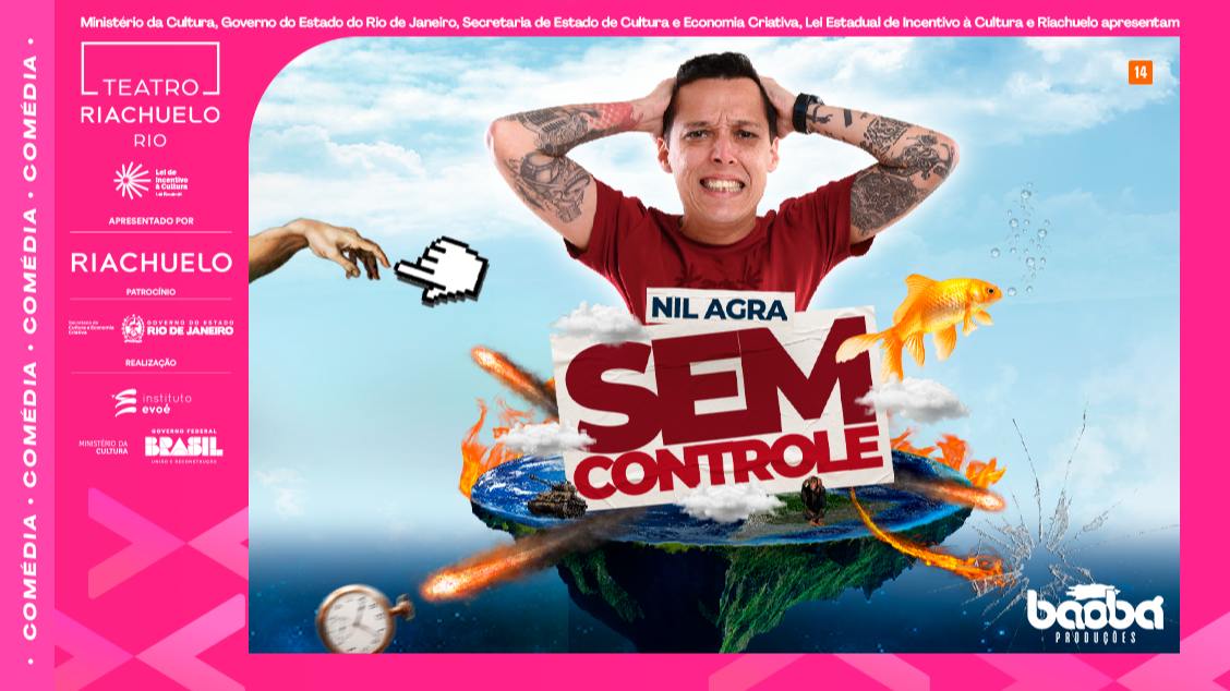 NIL AGRA - SEM CONTROLE NO TEATRO RIACHUELO - RJ
