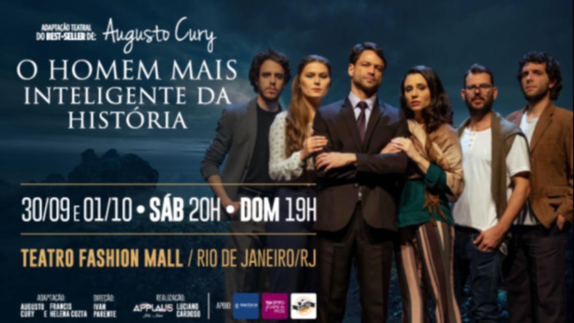 O HOMEM MAIS INTELIGENTE DA HISTORIA NO TEATRO FASHION MALL - RJ