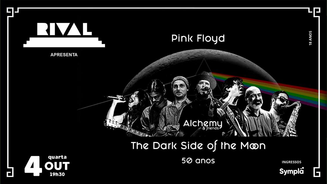 PINK FLOYD, THE DARK SIDE OF THE MOON – 50 ANOS no TEATRO RIVAL REFIT