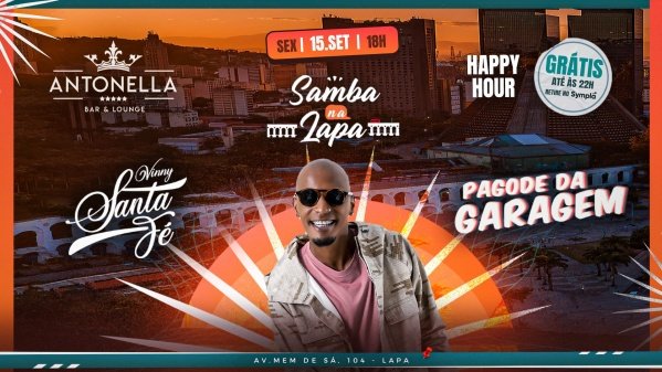 Pagode da Garagem + Vinny Santa Fé na Antonella