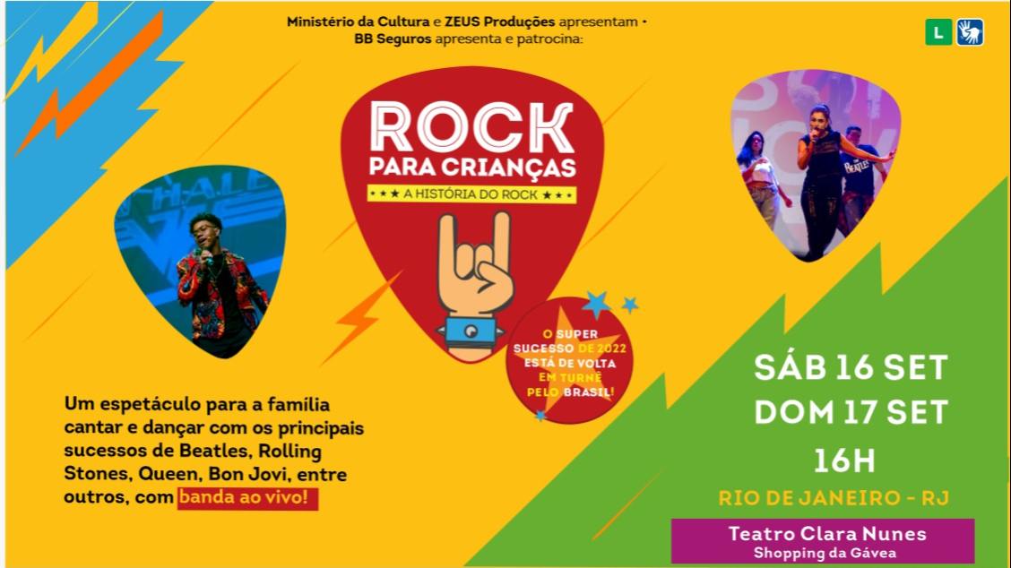 Rock Para Crianças- A História Do Rock no Teatro Clara Nunes