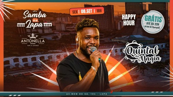 Samba na Lapa com Quintal da Magia na Antonella