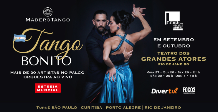 Tango Bonito no Teatro das Artes