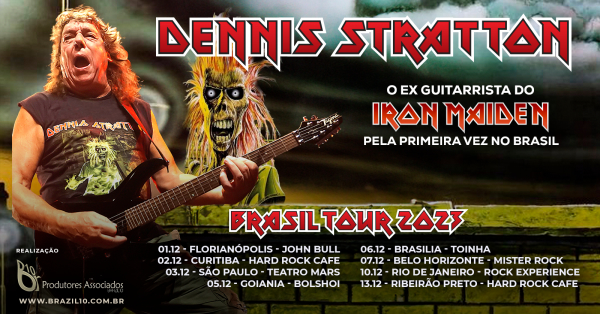 Dennis Stratton no Rio de Janeiro - Meet and Greet com o ex guitarrista do Iron Maiden