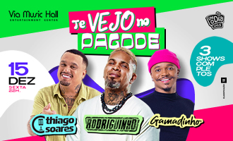 Rodriguinho, Thiago Soares E Gamadinho no VIA MUSIC HALL
